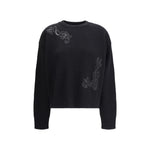 Versace Barocco Leaf Embroidered Sweater VE-10208881A154761B000-IT38 | S