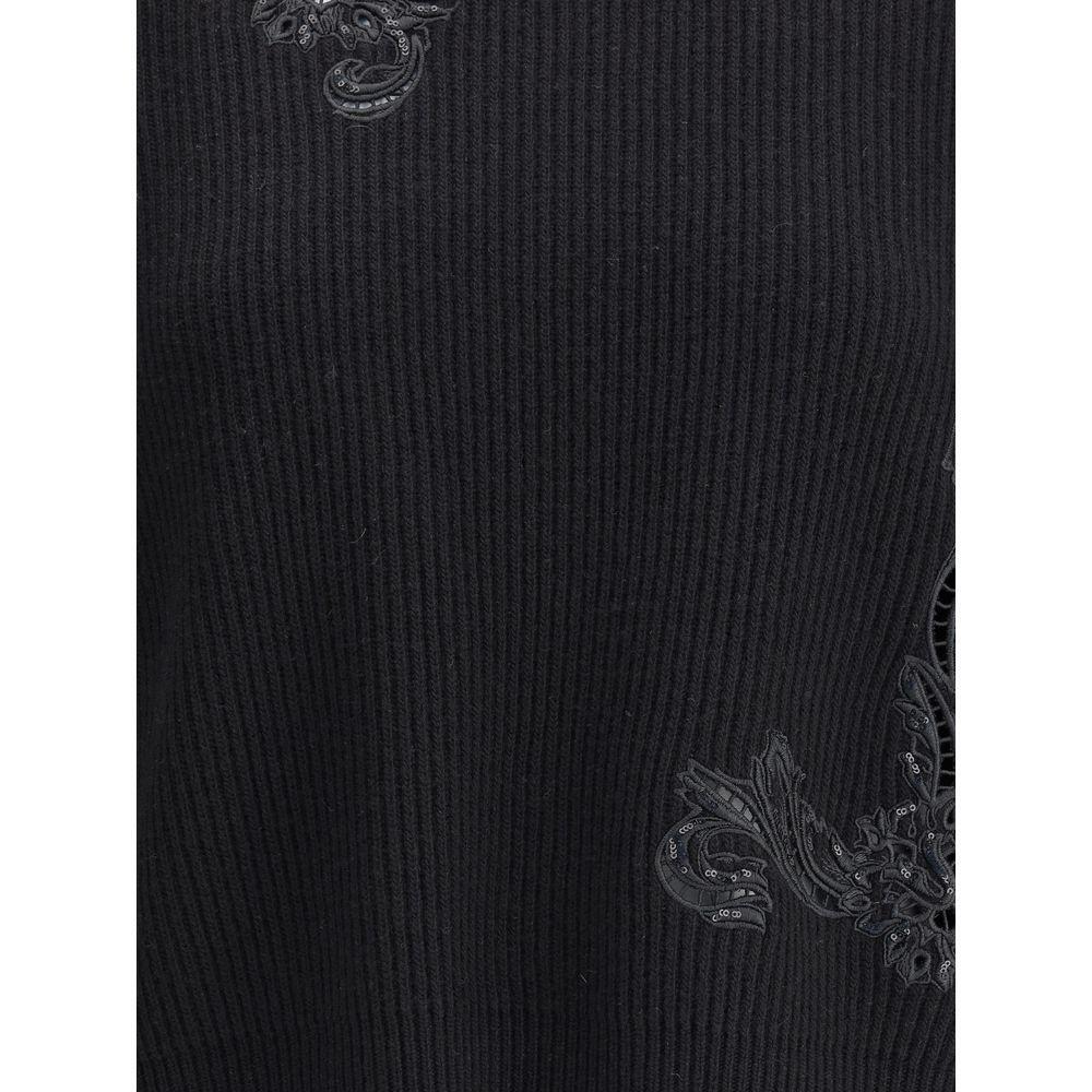 Versace Barocco Leaf Embroidered Sweater VE-10208881A154761B000-IT38 | S