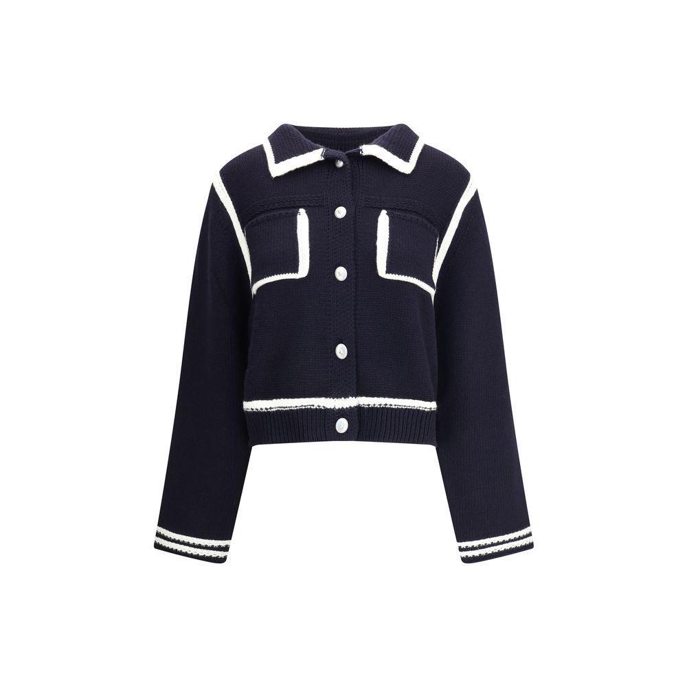 PINKO Cardigan with contrasting profiles PI-105498A2PLEZ1-IT38 | S