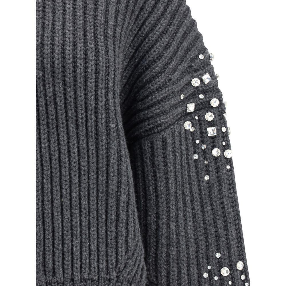 PINKO Rhinestones wool Cardigan PI-105638A2TRK07-M