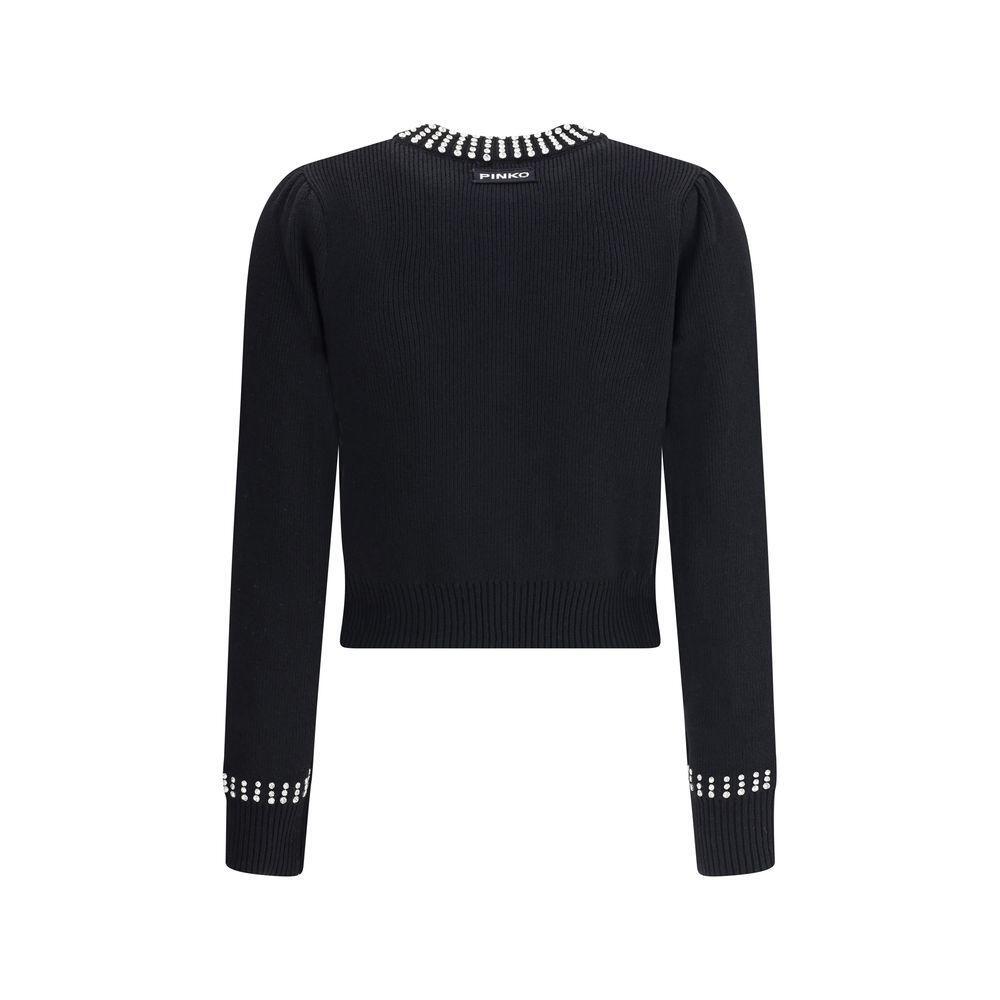 PINKO Rhinestone Cardigan PI-105686A2S4Z99-M