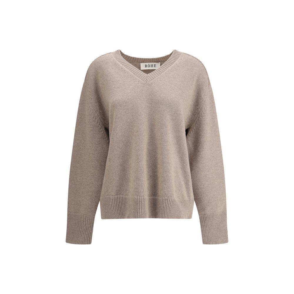 Rohe V-neck Wool Jumper RO-41623320241-34