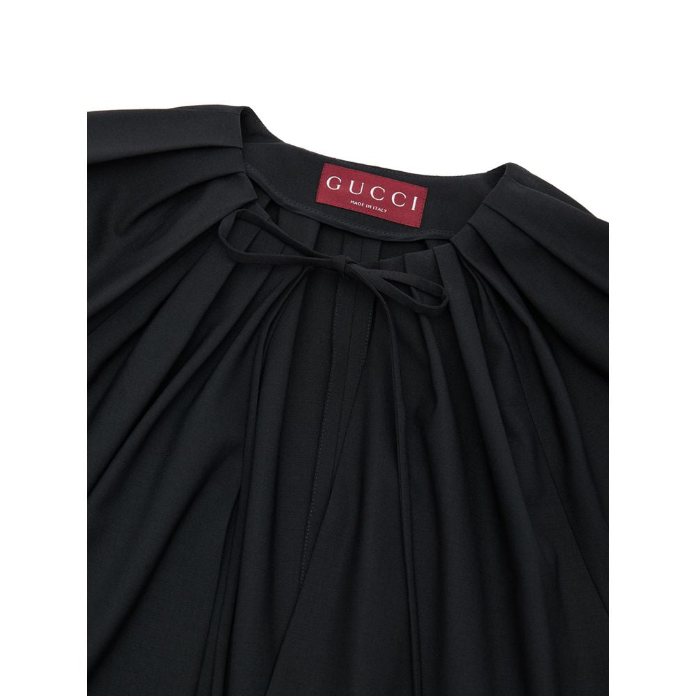 Gucci Black Wool Jumpsuit GU-9814676-IT42|M