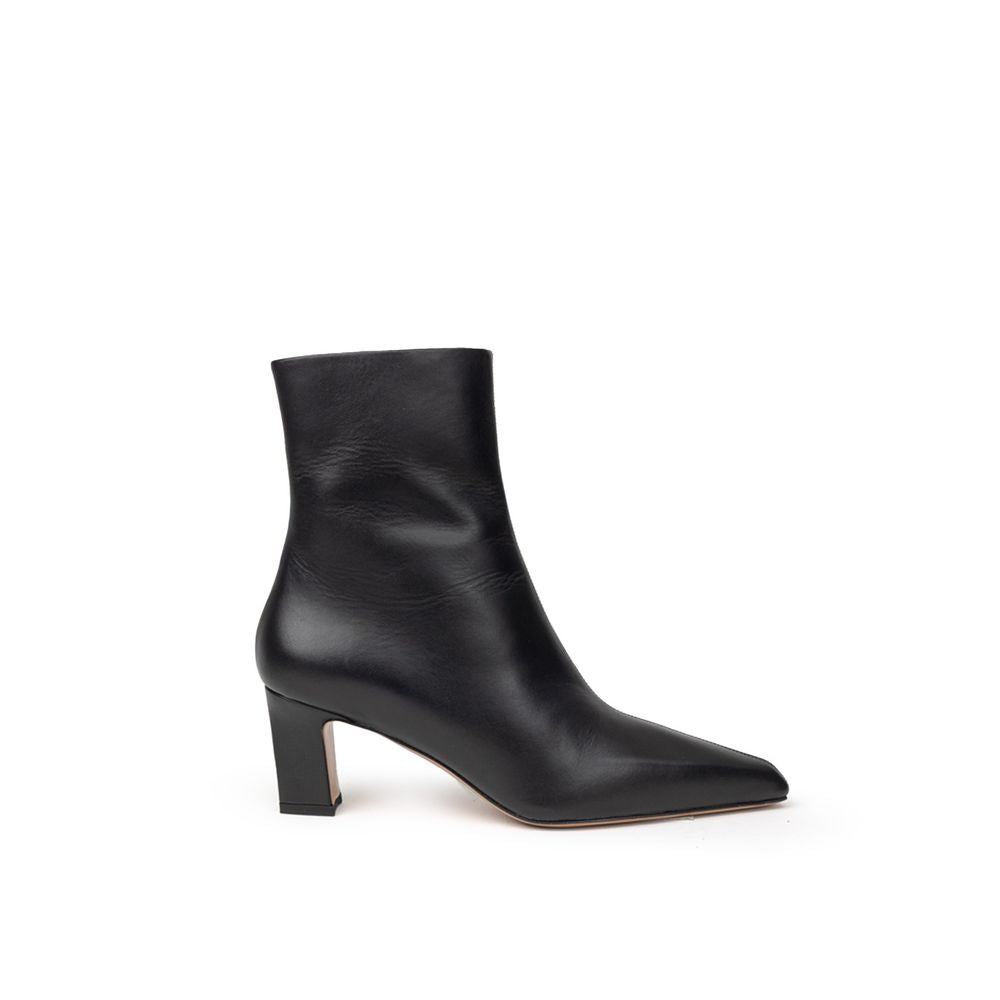 Paris Texas Black Leather Boot PA-9989676-EU38.5/US8.5