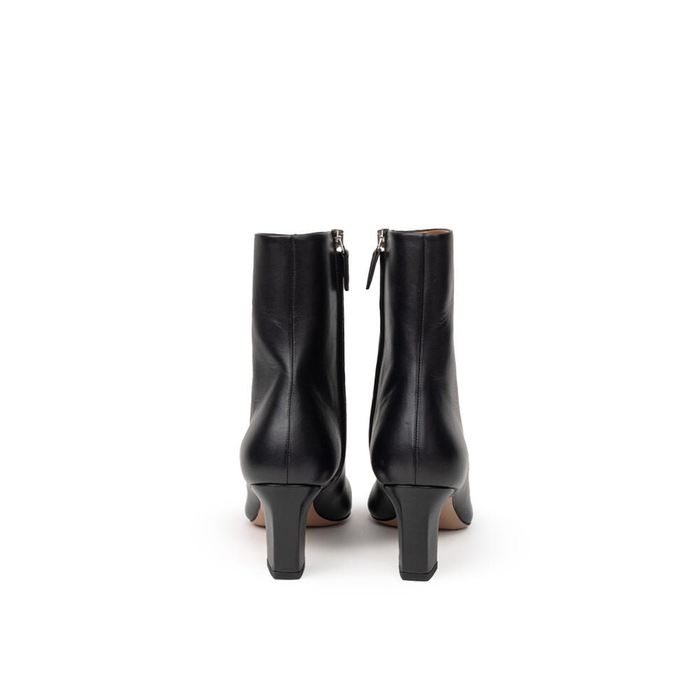 Paris Texas Black Leather Boot PA-9989676-EU38.5/US8.5