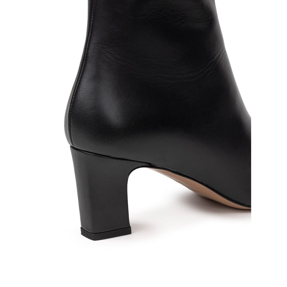 Paris Texas Black Leather Boot PA-9989676-EU38.5/US8.5