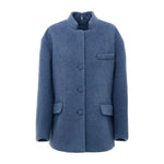 Gucci Light Blue Wool Jackets & Coat GU-985820051580-IT44|L