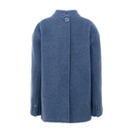 Gucci Light Blue Wool Jackets & Coat GU-985820051580-IT44|L