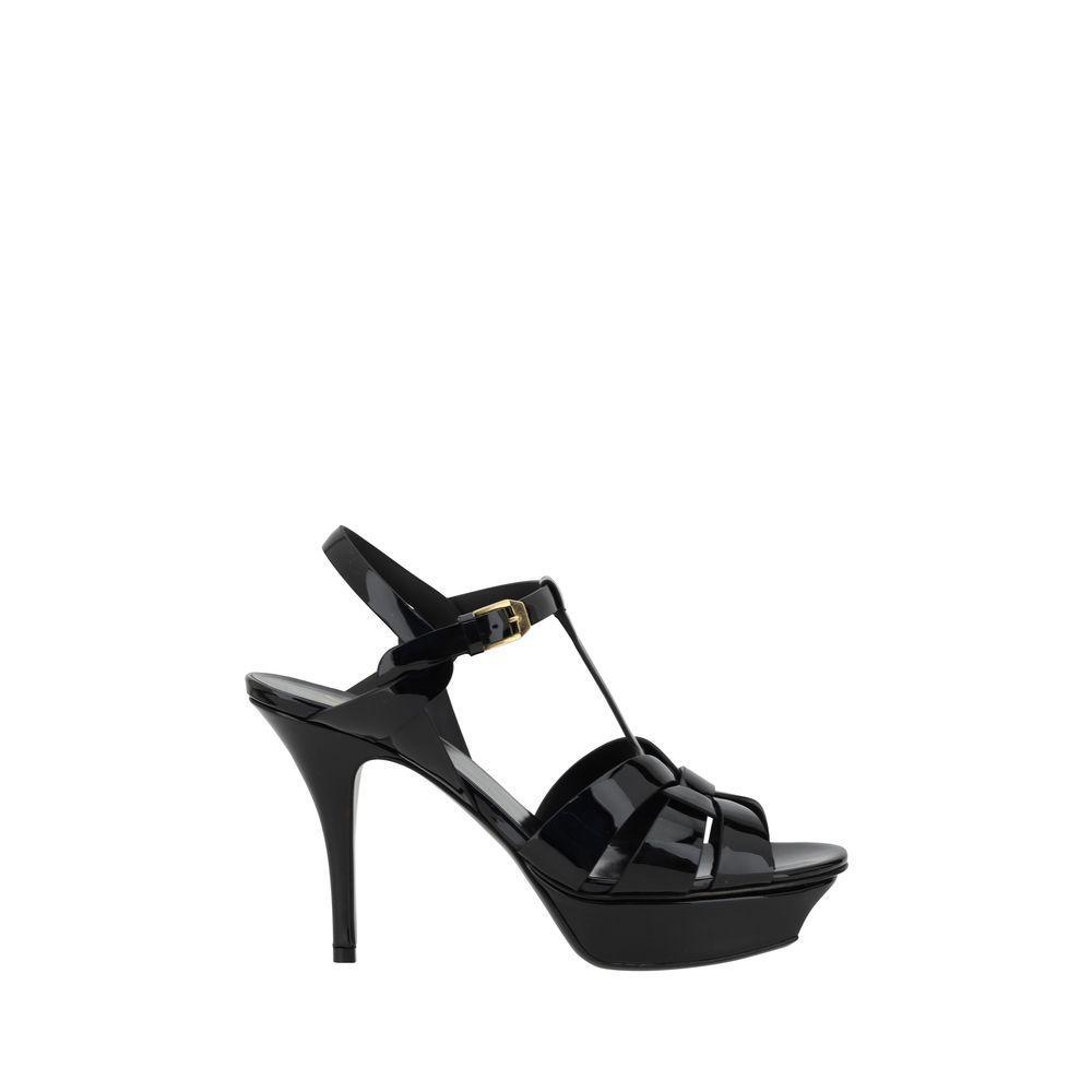 Saint Laurent Tribute Sandals SA-315490AAAOW1000-EU38.5/US8.5