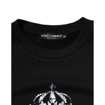 Dolce & Gabbana Black Cotton DG Logo Crew Sweatshirt Sweater TSH90785-54