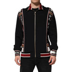 Dolce & Gabbana Black DG King Full Zip Sweatshirt Sweater TSH91200-54