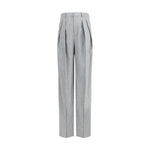 Saint Laurent Wool wide leg Pants SA-824389Y7K179787-IT38 | S