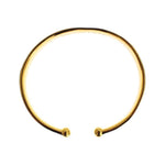 Nialaya CZ Gold Sterling 925 Silver Bangle Bracelet Bracelet