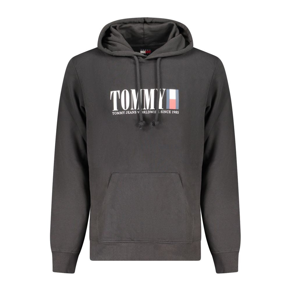 Tommy Hilfiger Black Cotton Men Sweater TO-39303-S