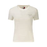 Tommy Hilfiger White Cotton Women T-Shirt TO-39320-S
