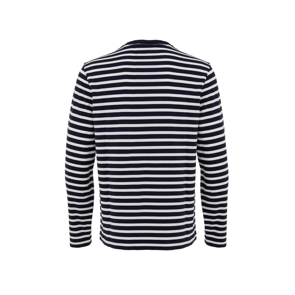Maison Kitsuné Blue Cotton Long Sleeve MA-9916673-M