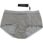 Dolce & Gabbana Underwear Silver With Net Silk Bottoms BIK257-4