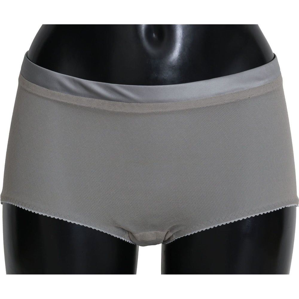 Dolce & Gabbana Underwear Silver With Net Silk Bottoms BIK257-4
