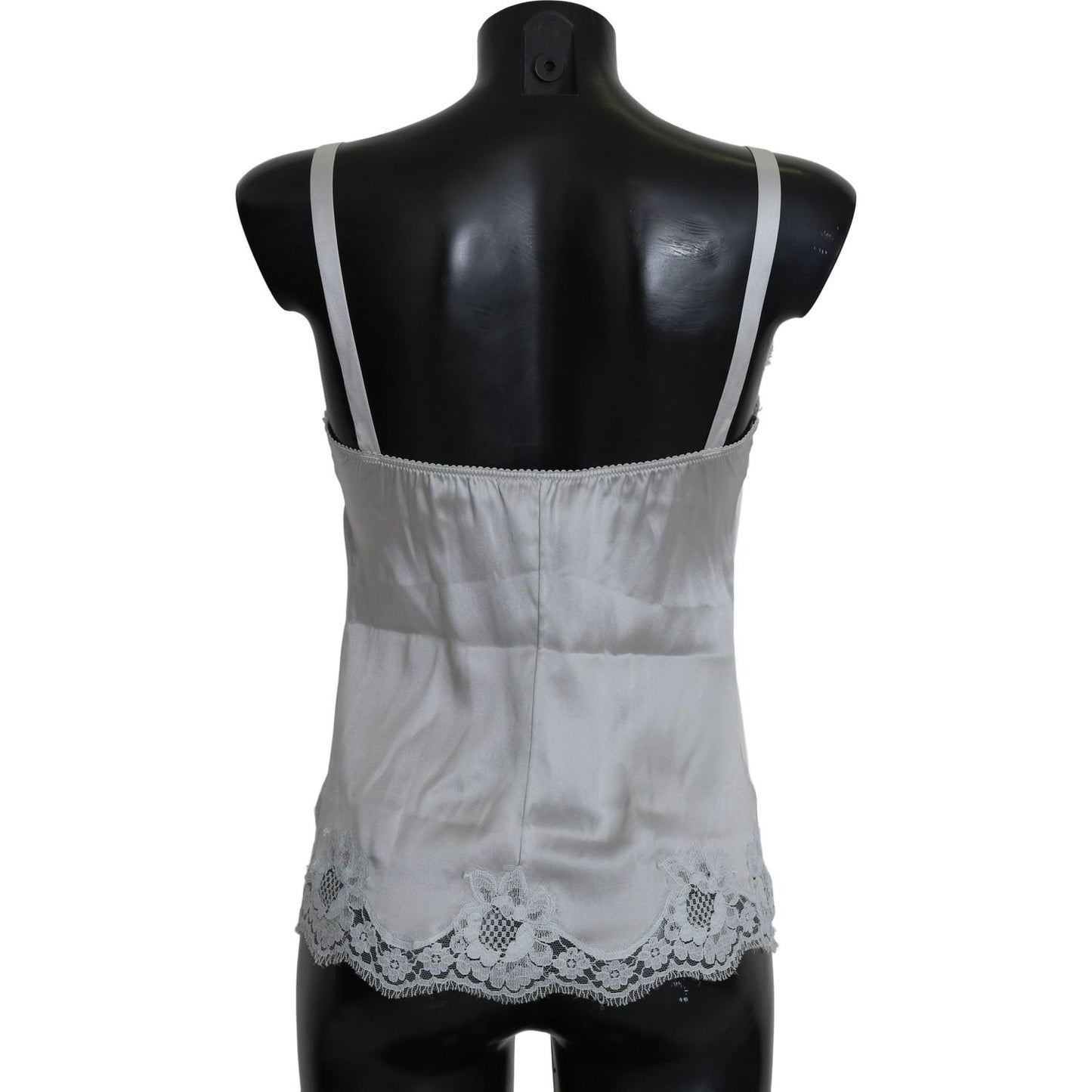 Dolce & Gabbana Green Silk Lace Dress Chemisole Lingerie BIK246-XS