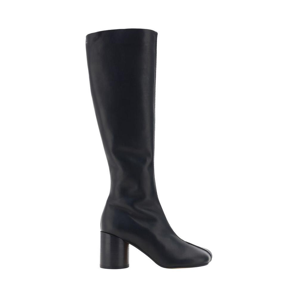 MM6 Leather Boots MM-S59WW0110P5000T8013-EU36/US6