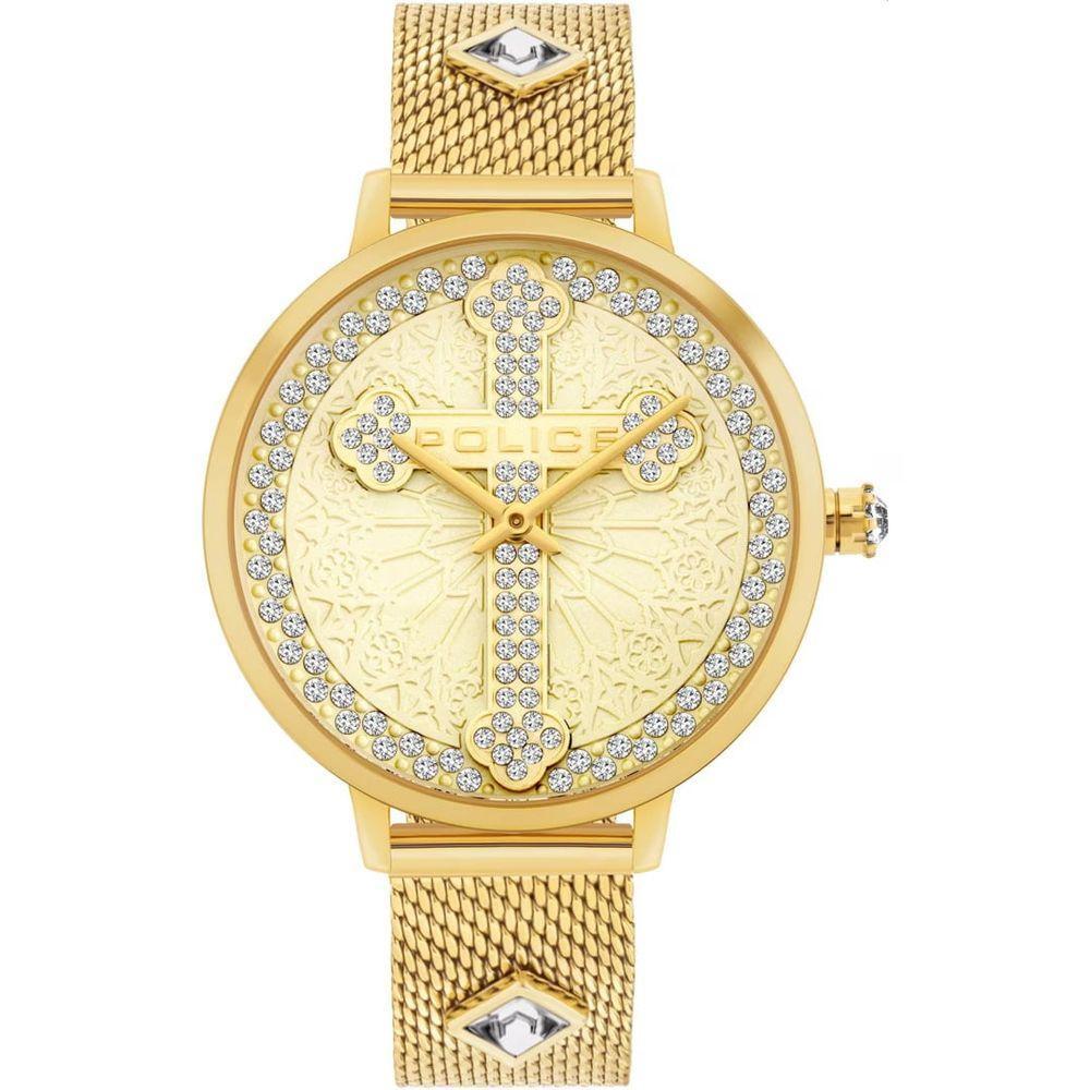 Police Gold Stainless Steel Watch POPL16031MSG22MMAAC