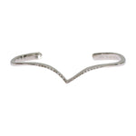 Nialaya Skyfall CZ 925 Silver Bangle Bracelet SIG19042