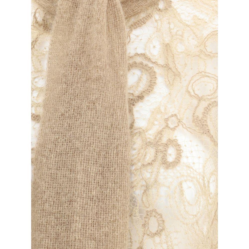 Fabiana Filippi Lace cropped Shirt FA-CAD215F327L5520157-IT42 | L