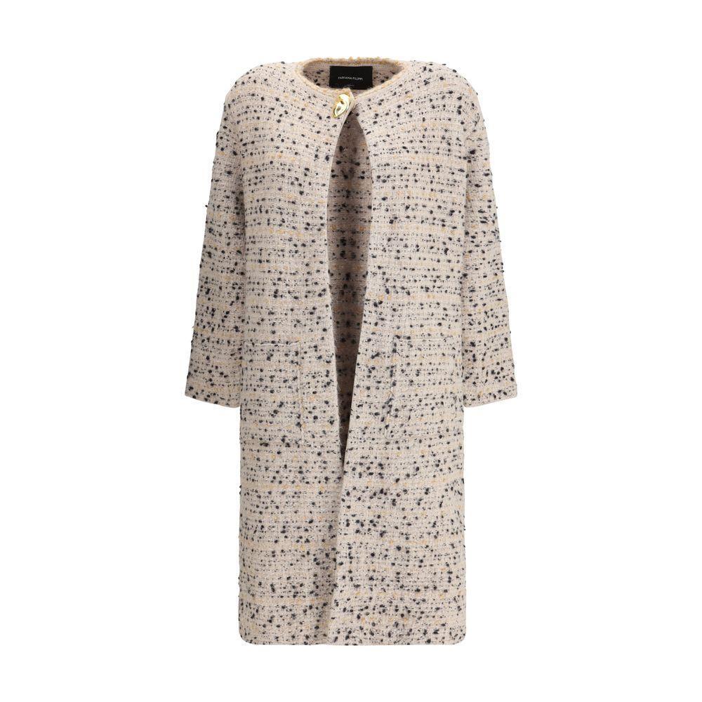 Fabiana Filippi Long knit Jacket FA-CTD215F222L545VR2-IT42 | L
