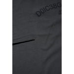 Dolce & Gabbana Gray Logo Graphic Cotton Crew Neck T-shirt TSH91048-48
