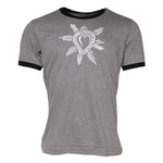 Dolce & Gabbana Gray Sacred Heart Cotton Crew Neck T-shirt TSH91058-48