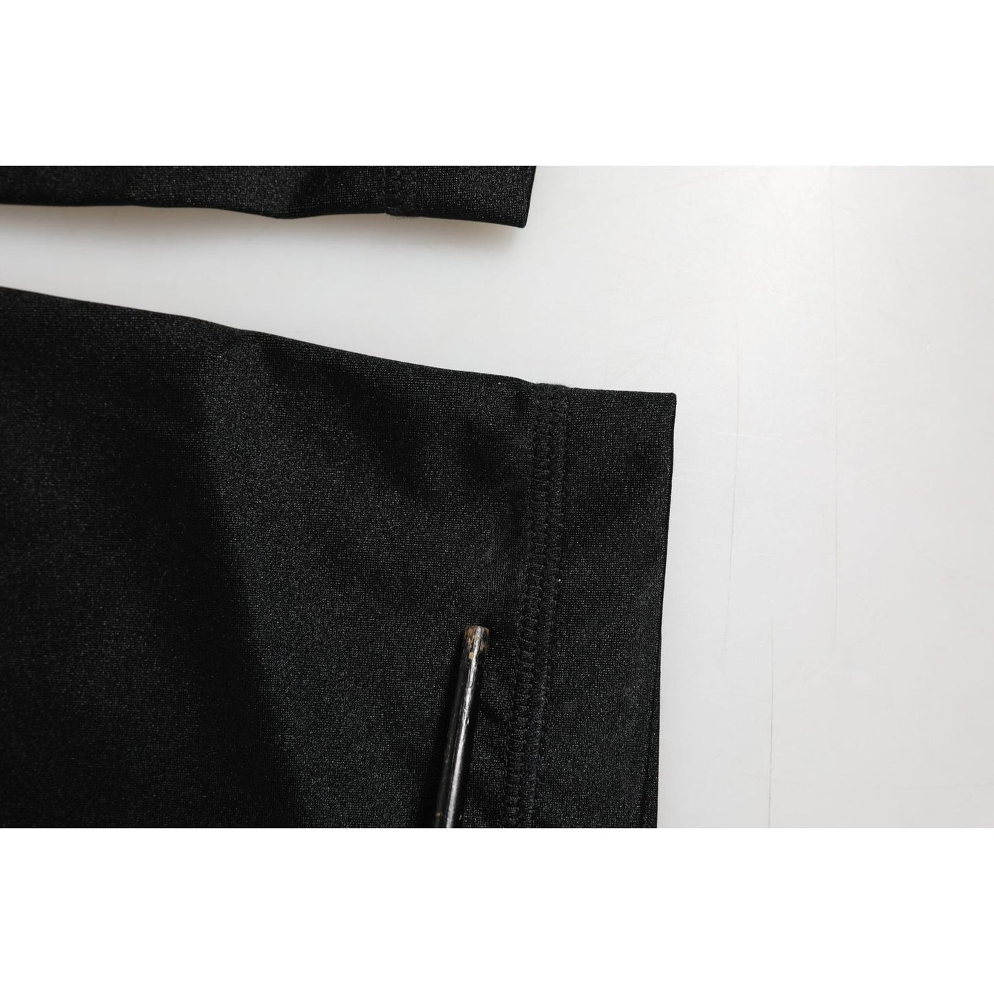 Dolce & Gabbana Black Nylon Leggings Stretch Pants PAN76751-48