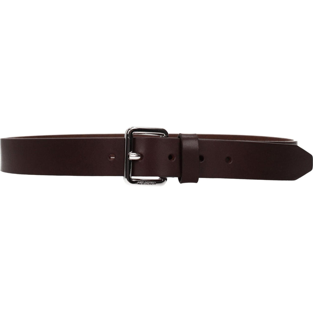 Neil Barrett Brown Leather Regular Belts NE-8547181035785-90 CM / 36 INCHES