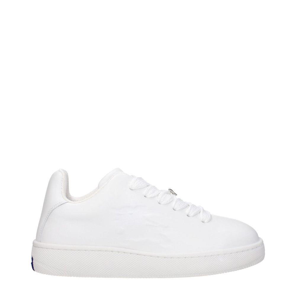 Burberry White Leather Low Tops BU-9254633963785-EU40/US7