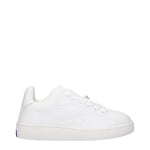 Burberry White Leather Low Tops BU-9254633963785-EU40/US7