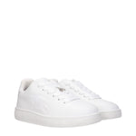 Burberry White Leather Low Tops BU-9254633963785-EU40/US7