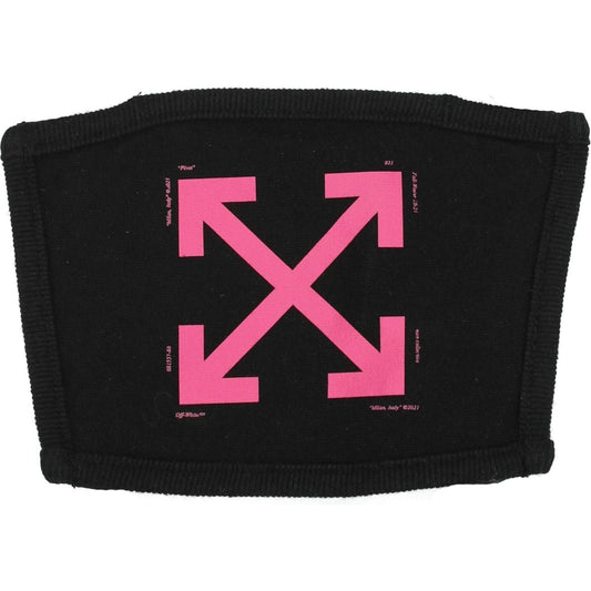 Off-White Black Cotton Facemasks