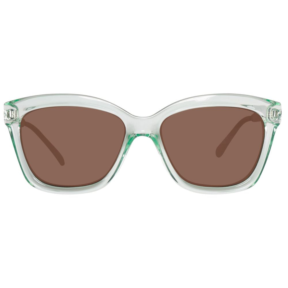 Benetton Green Resin Sunglasses BEBE988S02AC