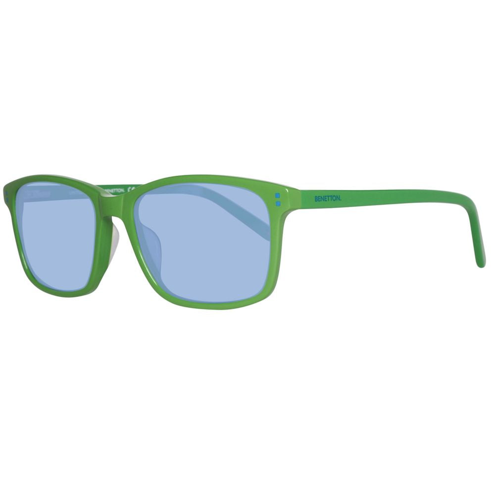 Benetton Green Plastic Sunglasses BEBN230S83AC