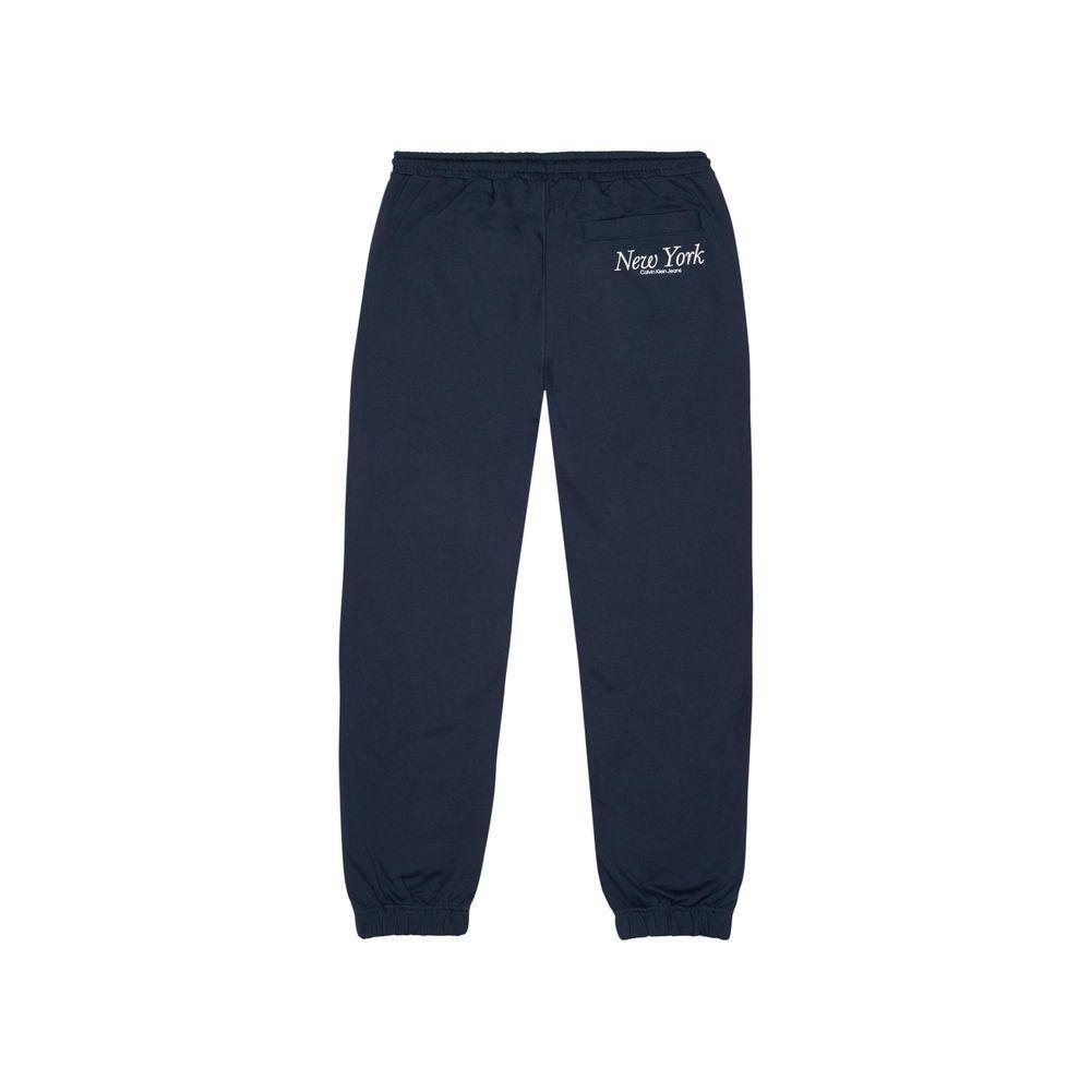 Calvin Klein Jeans Blue Organic Cotton Joggers Workout Pant CA-16502500128-IT44 | S