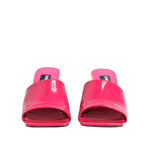 Dolce & Gabbana Pink Open Toe Block Heel Mules Sandals Shoes LA12801-36