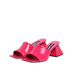 Dolce & Gabbana Pink Open Toe Block Heel Mules Sandals Shoes LA12801-36