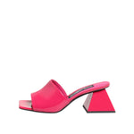 Dolce & Gabbana Pink Open Toe Block Heel Mules Sandals Shoes LA12801-36