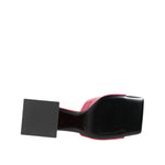 Dolce & Gabbana Pink Open Toe Block Heel Mules Sandals Shoes LA12801-36