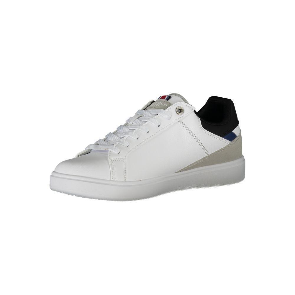 U.S. POLO ASSN. White Polyester Sneaker US-23743-EU45/US12