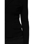 Dolce & Gabbana Black Viscose Single Breasted Blazer Jacket JKT41569-38