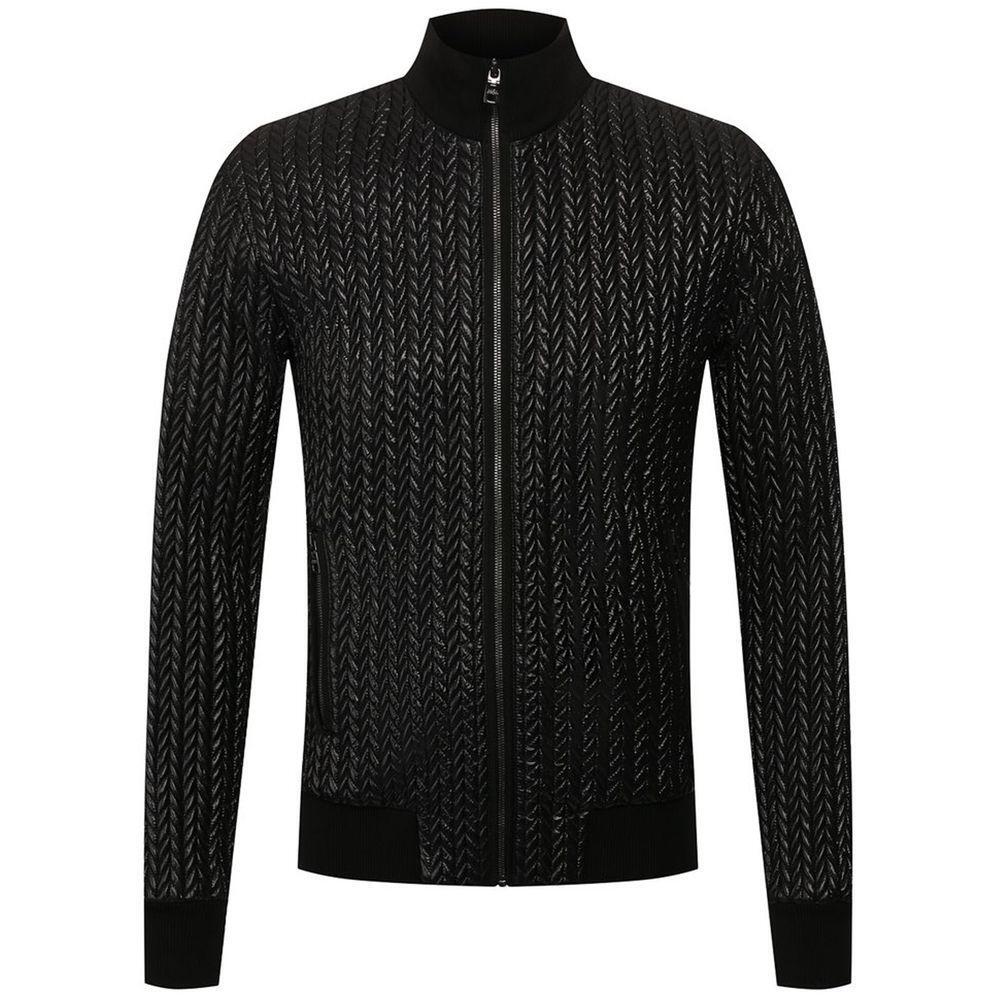 Dolce & Gabbana Black Nylon Jacket DO-15911-IT46 | S