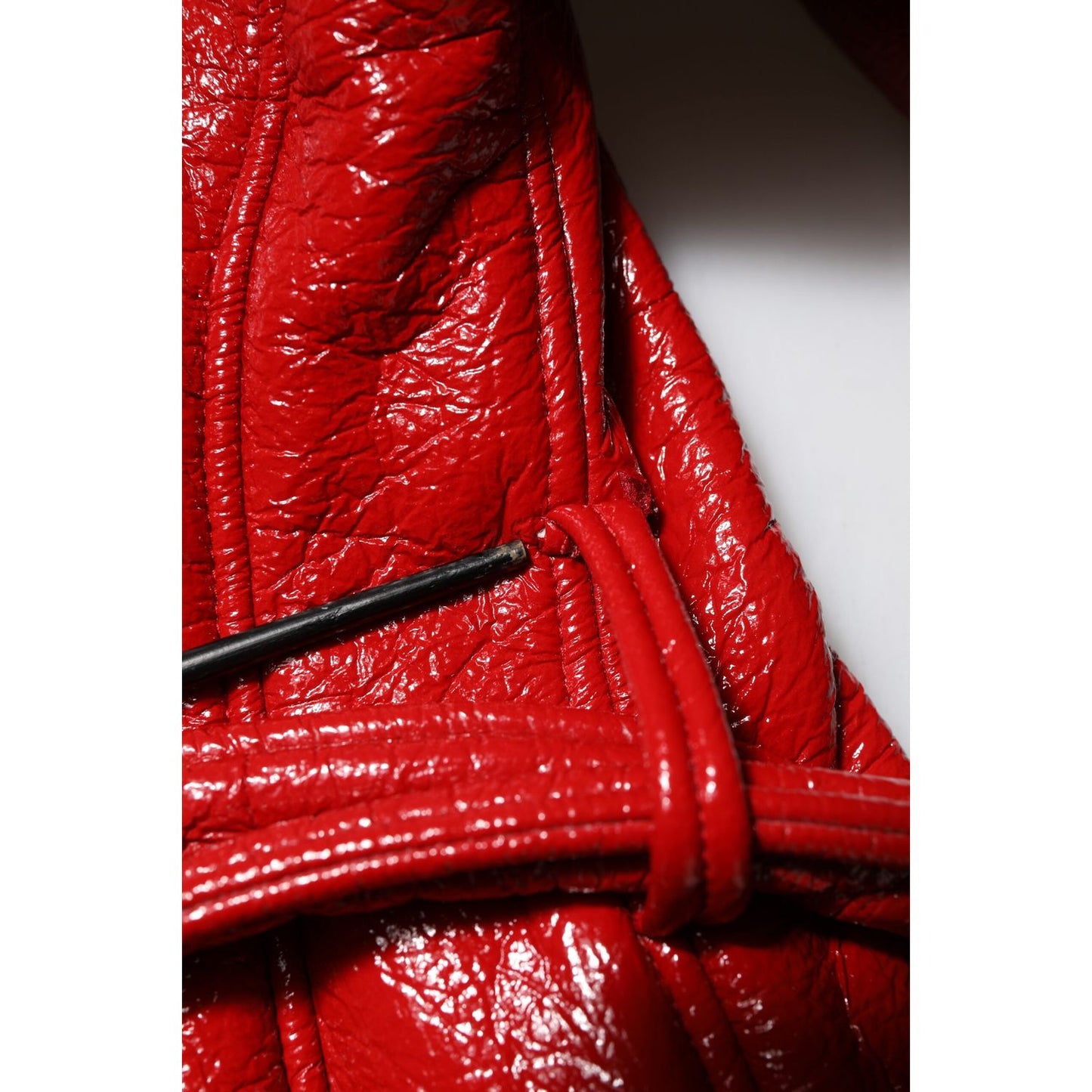 Dolce & Gabbana Red Wool Single Breasted Trench Coat Jacket JKT41570-38