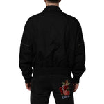 Dolce & Gabbana Black Patch Pocket Full Zip Bomber Jacket JKT41530-50