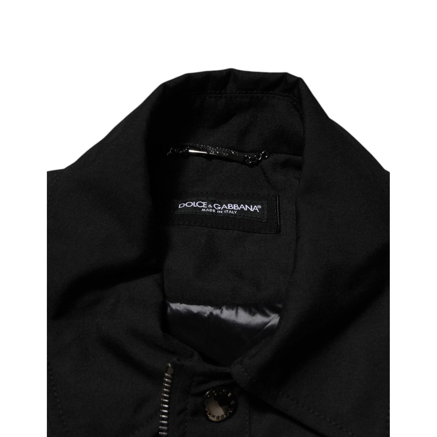 Dolce & Gabbana Black Patch Pocket Full Zip Bomber Jacket JKT41530-50