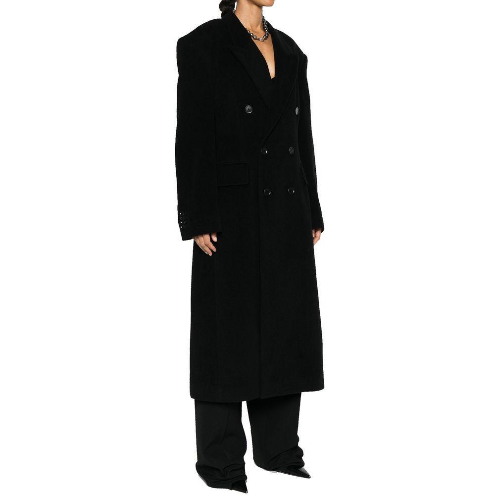 Balenciaga Cashmere And Wool Cinched Coat BA-8735210406100-40